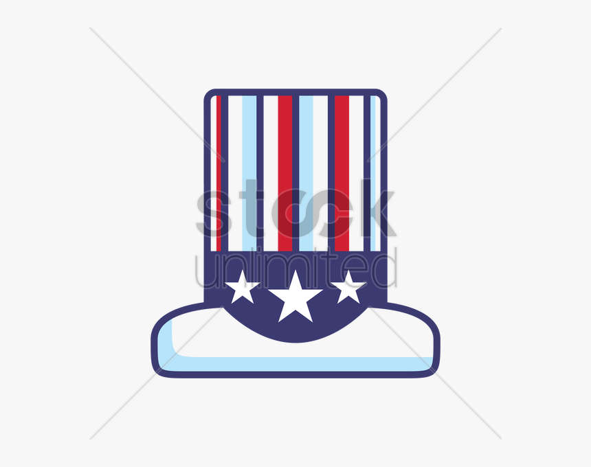 Uncle Sam S Hat Vector Clipart 1518414 Stock Unlimited - Emblem, HD Png Download