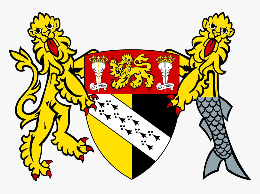 Mermaid Fish Lion Free Picture - Norfolk County Coat Of Arms, HD Png Download