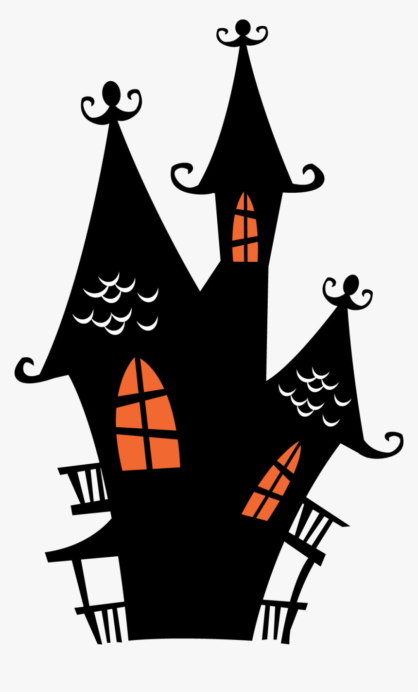 Transparent House Cartoon Png - Halloween Clip Art, Png Download