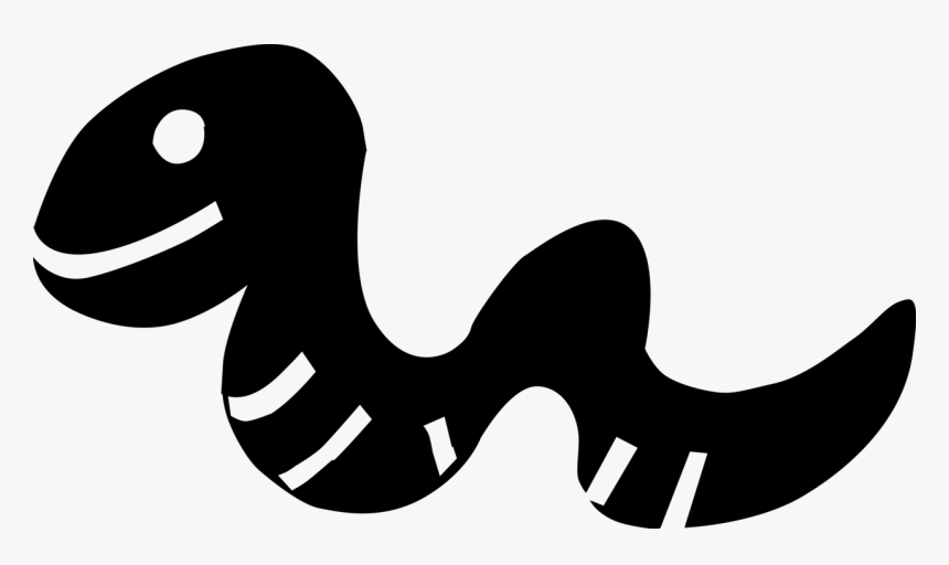 Vector Illustration Of Reptile Snake Slithers Clipart, HD Png Download