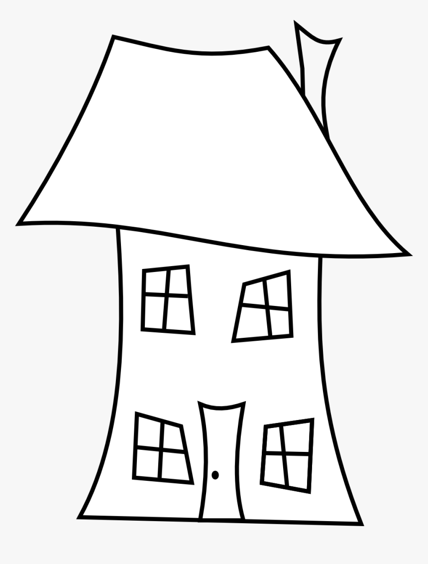 Collection Of Free Drawing House Creepy Download On - House Clipart Drawing, HD Png Download