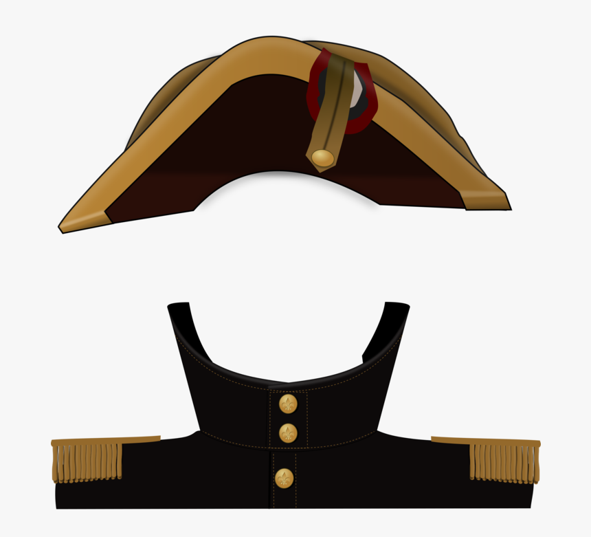 Neck,cap,hat - Napoleon Hat Clip Art, HD Png Download