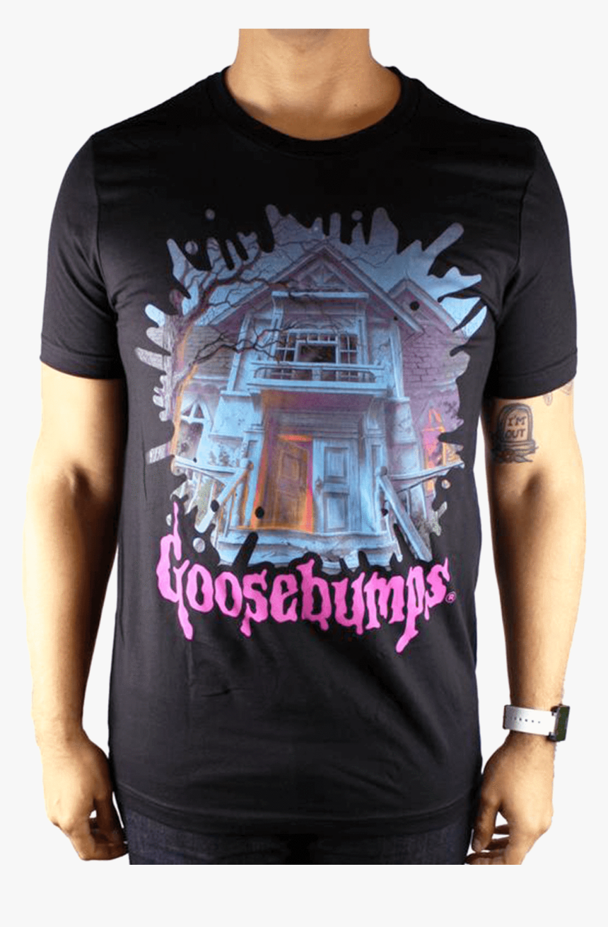Goosebumps® Dead House Unisex Tee 
 Class - Goosebumps Shirt, HD Png Download