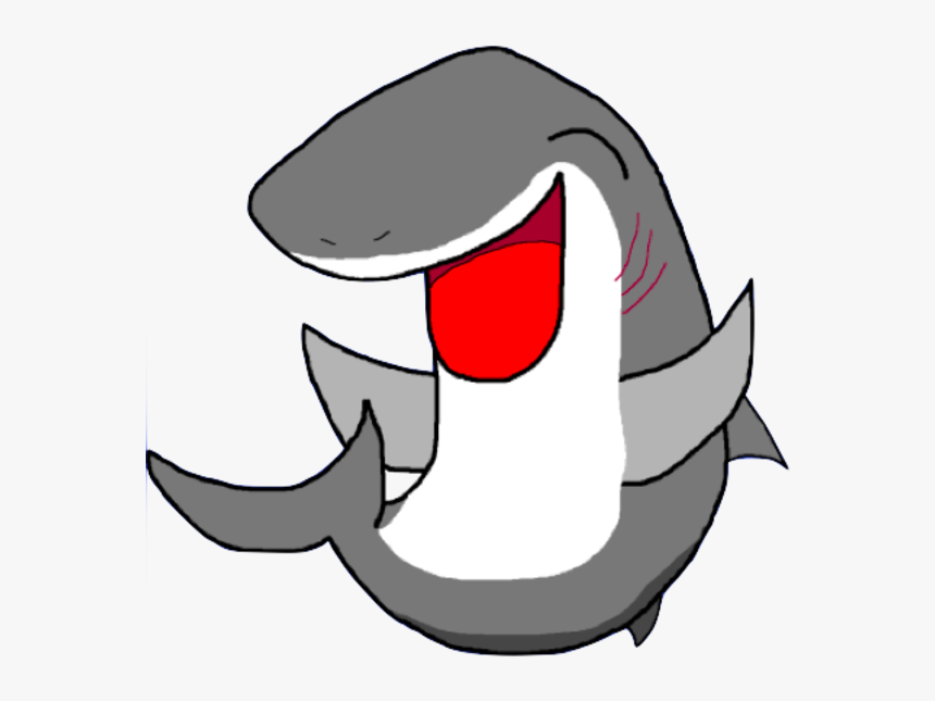 Smiling Shark Clipart No Watermark - Free Happy Shark Img, HD Png Download