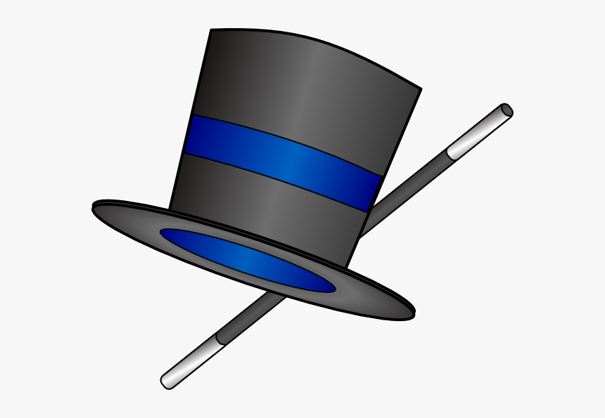 Top Hat And Cane Clipart, HD Png Download