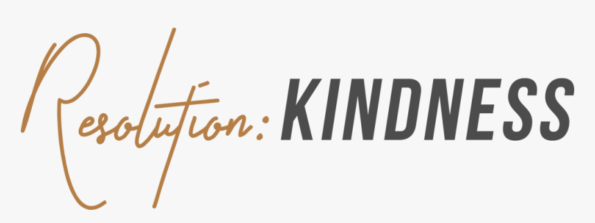 Resolution Kindness Logo -02 - Calligraphy, HD Png Download