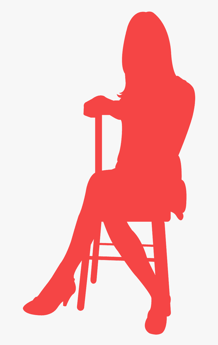 Sitting Cross Legged Woman Chair, HD Png Download