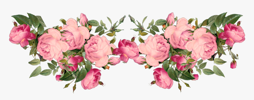 Pink Flowers Crown Png, Transparent Png