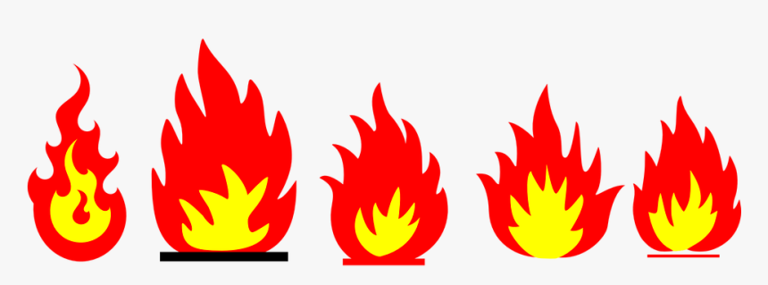 Flames, Burn, Fire, Heat, Blaze, Burning, Combustion - Small Fire Clipart, HD Png Download
