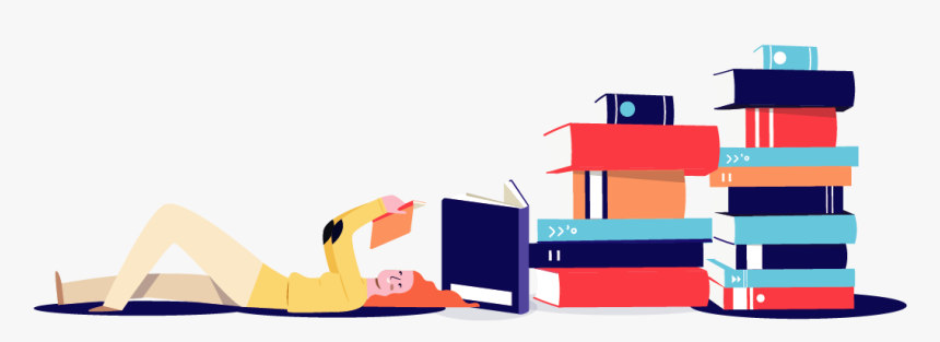 Persona Leyendo Png, Transparent Png