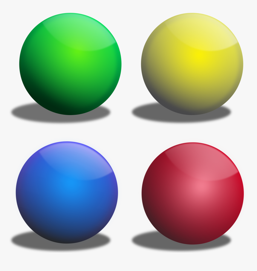 Sphere Clipart Color Ball - Esferas Colores Png, Transparent Png