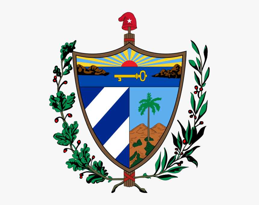 Transparent Flores Y Pajaritos Vintage Png - Escudo De Cuba Png, Png Download