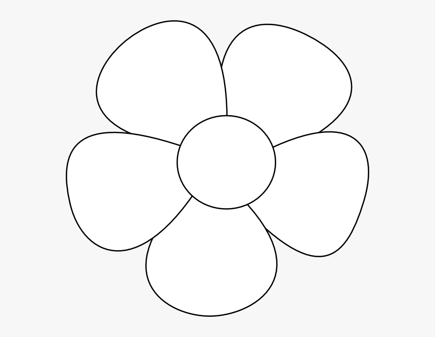 Sewing Guide For Beginners Like Me The - Blank Flower Outline, HD Png Download
