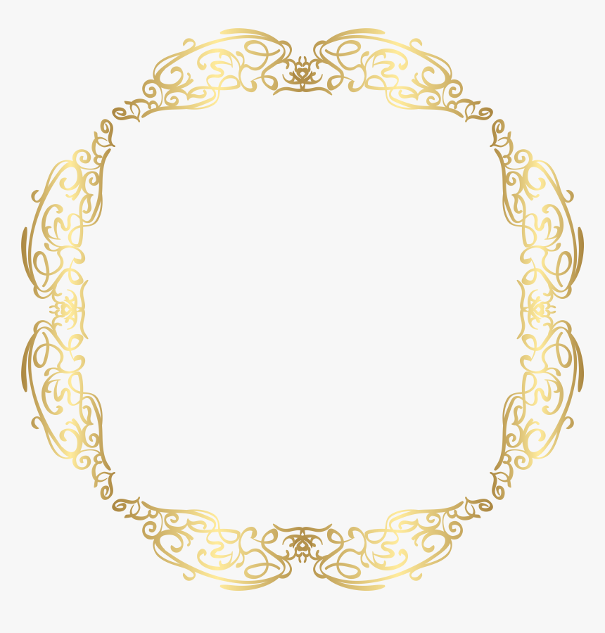 Border Frame Clip Art Png Gold Image , Png Download, Transparent Png