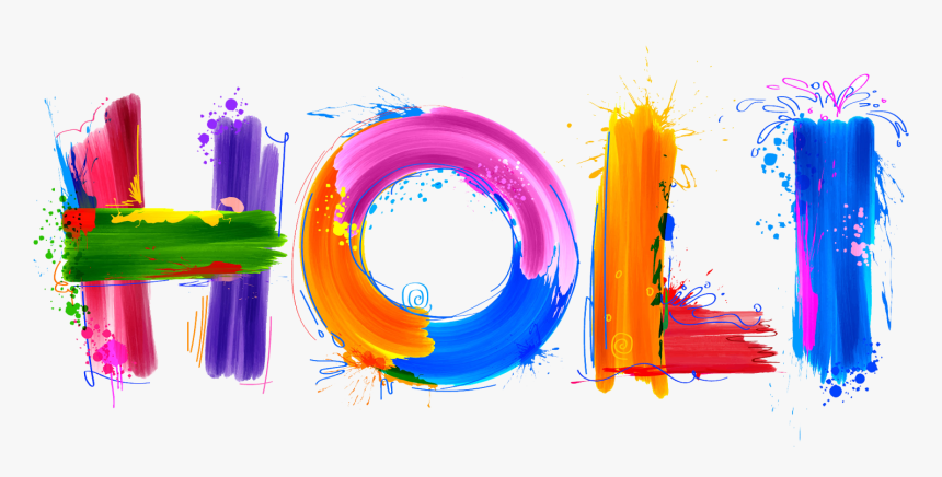 Happy Holi Greetings Quotes In English, Holi Vector - Picsart Holi Background Png, Transparent Png