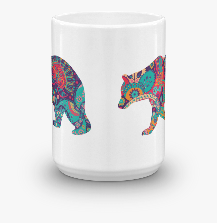 Paisley Bear Mugs Swish Embassy 
 Class - Coffee Cup, HD Png Download