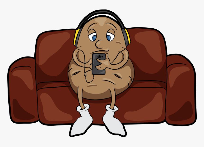Couch Potato Clipart Png, Transparent Png