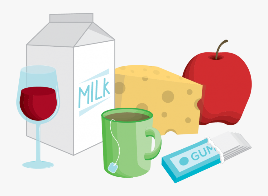 Mmm Tasty Foods And - Health Food For Teeth Clipart, HD Png Download