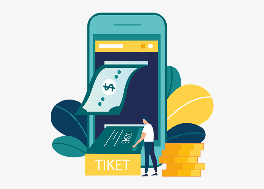 Pay Direct Money Transfer App Share Costs - Ticket, HD Png Download