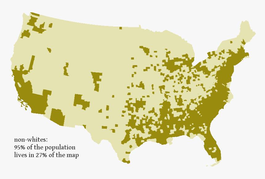 Population Density Usa 2010, HD Png Download