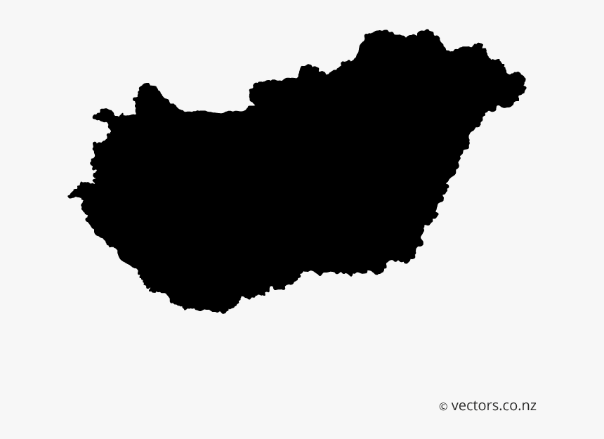 Vector Map Of Hungary, HD Png Download