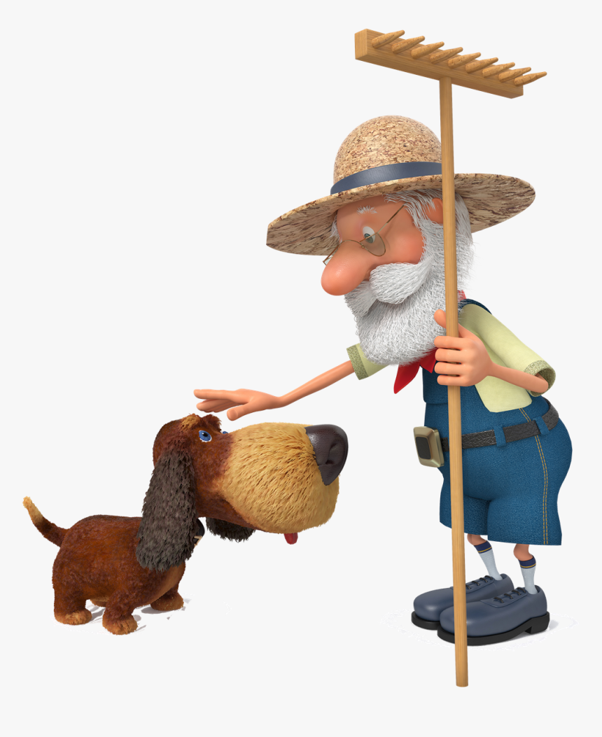 Cartoon Farmer Transparent Images - Farmer 3d Cartoon Character, HD Png Download