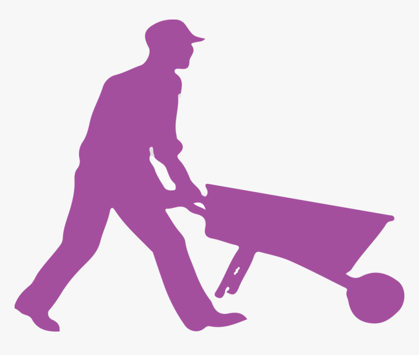 Farmer - Clip Art Farmer Silhouette Walking, HD Png Download