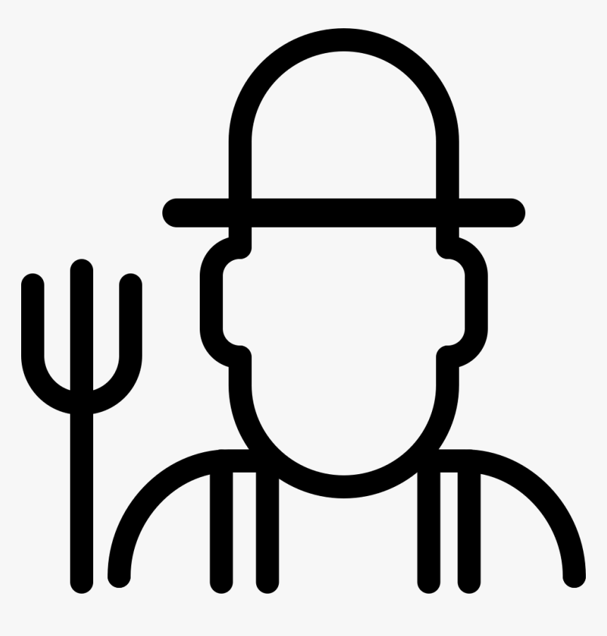 Farmer - Worker Shape Png, Transparent Png