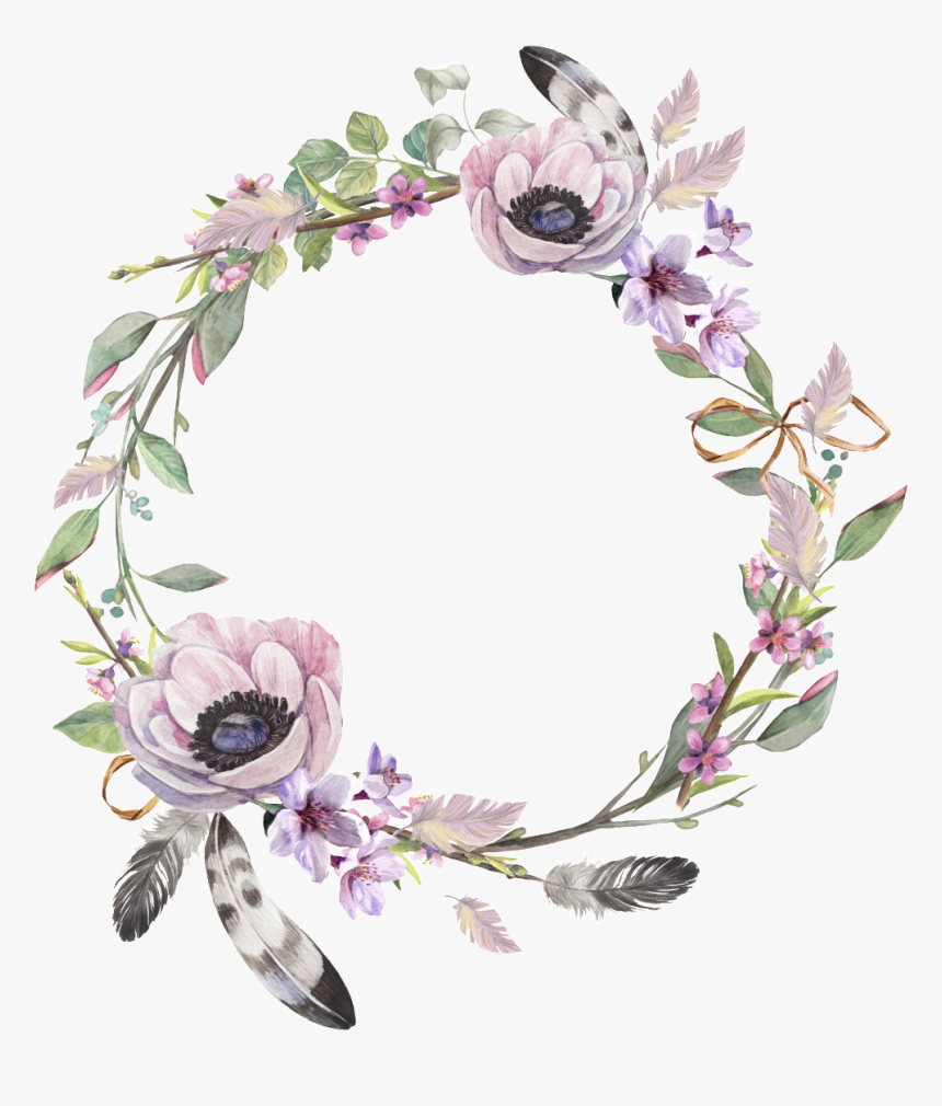 Round Elegant Flower Transparent, HD Png Download