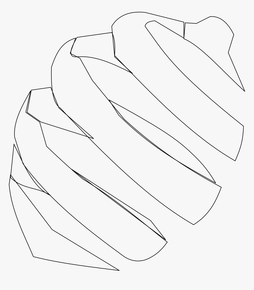 Lemon Rind Clipart Black And White, HD Png Download