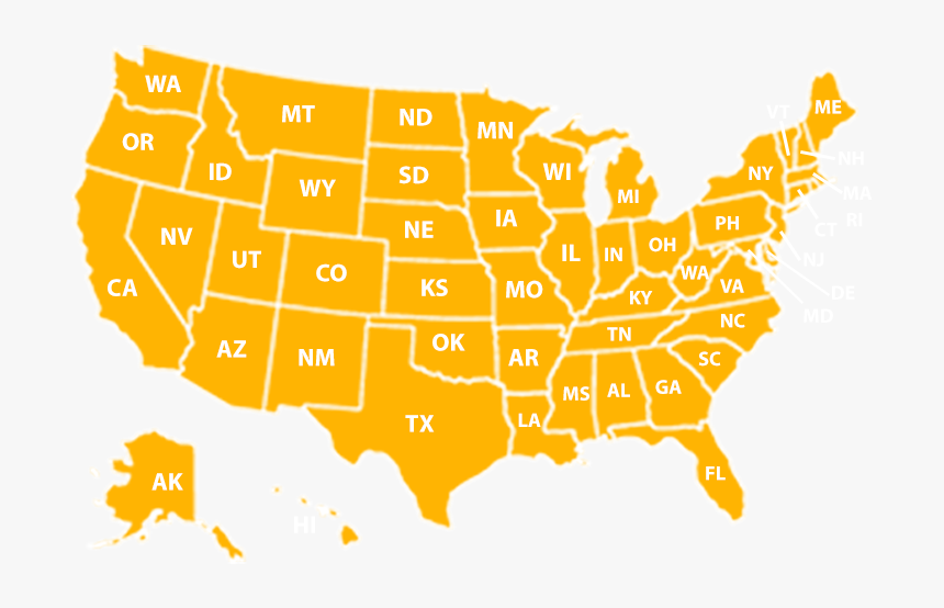 United States Map Shipping Containers - Legal Marijuanas States 2020, HD Png Download