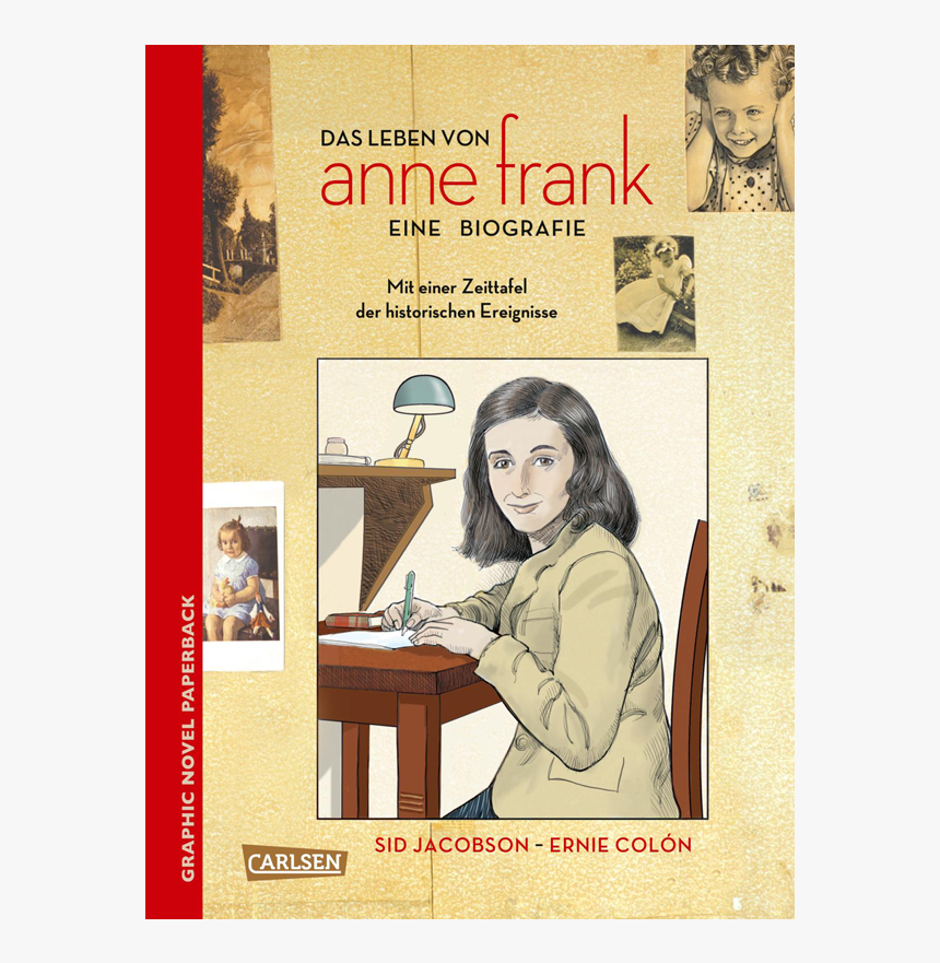 Anne Frank Graphic Novel Tebalou - Anne Frank Book Cover, HD Png Download