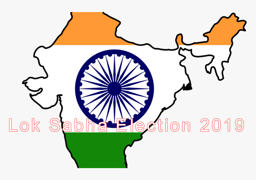 Lok Sabha Elections 2019-details, Dates, Results & - India And West Asia, HD Png Download