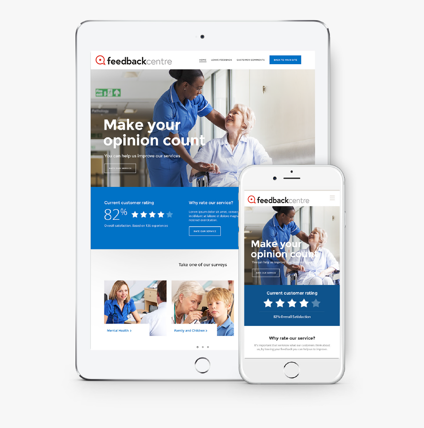 Feedback Centre Nhsstyle - Website, HD Png Download