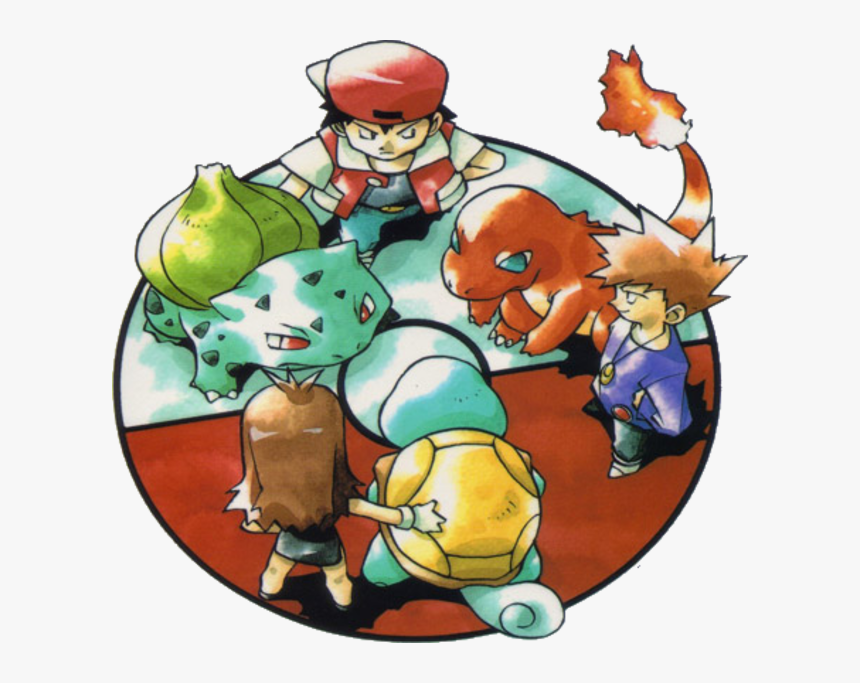 Pokemon Generation 1 Trainers - Pocket Monsters Red Blue Green, HD Png Download