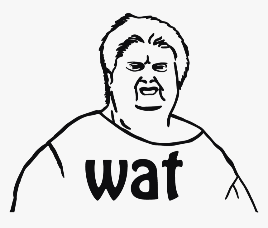 Wat Black And White Meme, HD Png Download