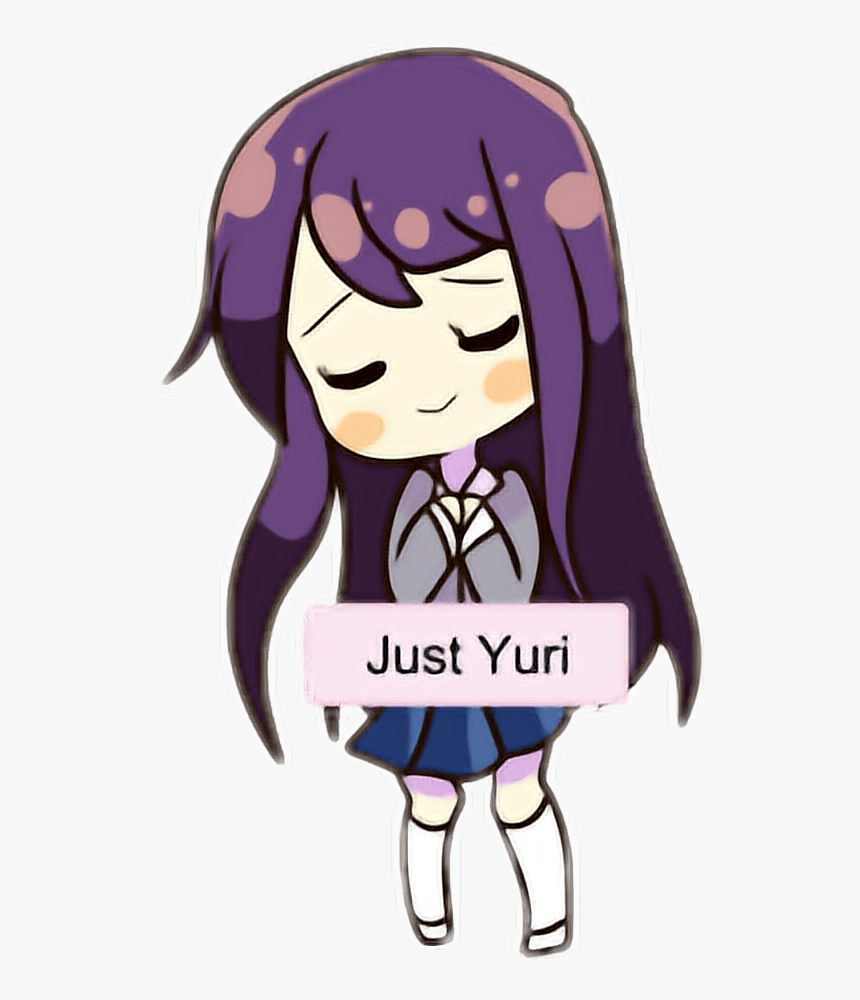 #yuri #ddlc #ddlcyuristicker #ddlcyuri #yuriddlc - Cartoon, HD Png Download