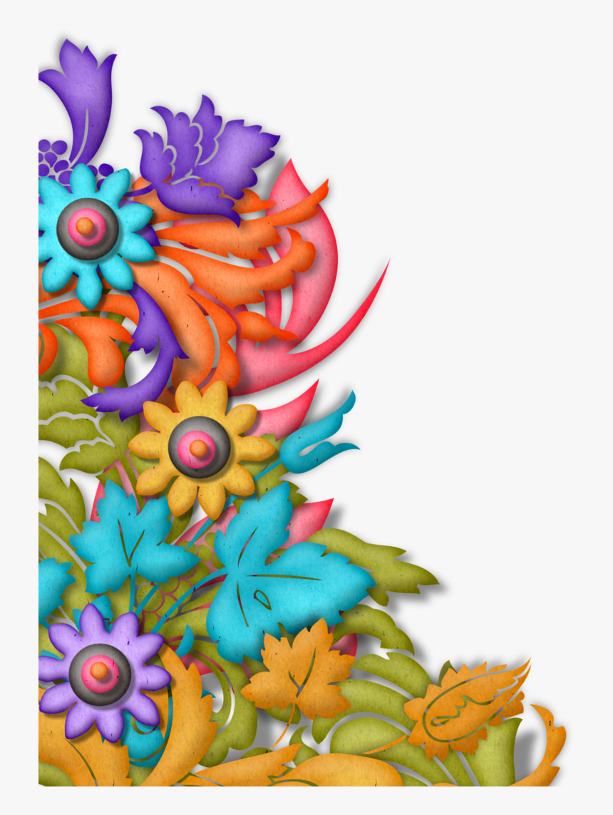 Rusty Alpha And Floral Corner Hg Designs - Floral Design, HD Png Download