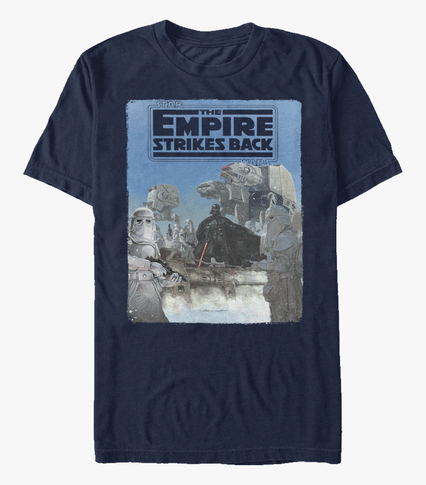 The Empire Strikes Back Star Wars T-shirt - Star Wars Empire Strikes Back, HD Png Download