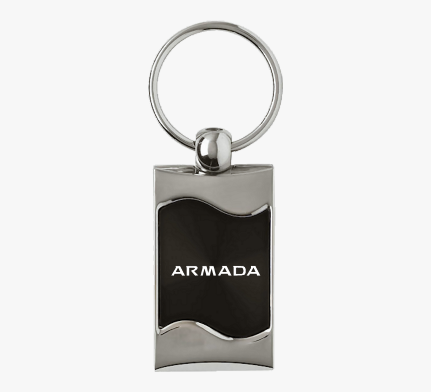 Nissan Armada Black Spun Brushed Metal Key Ring - Keychain, HD Png Download