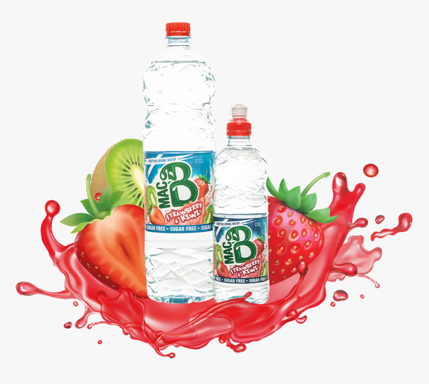 Our Bottle Of Strawberry And Kiwi Flavoured Spring - Fruit, HD Png Download