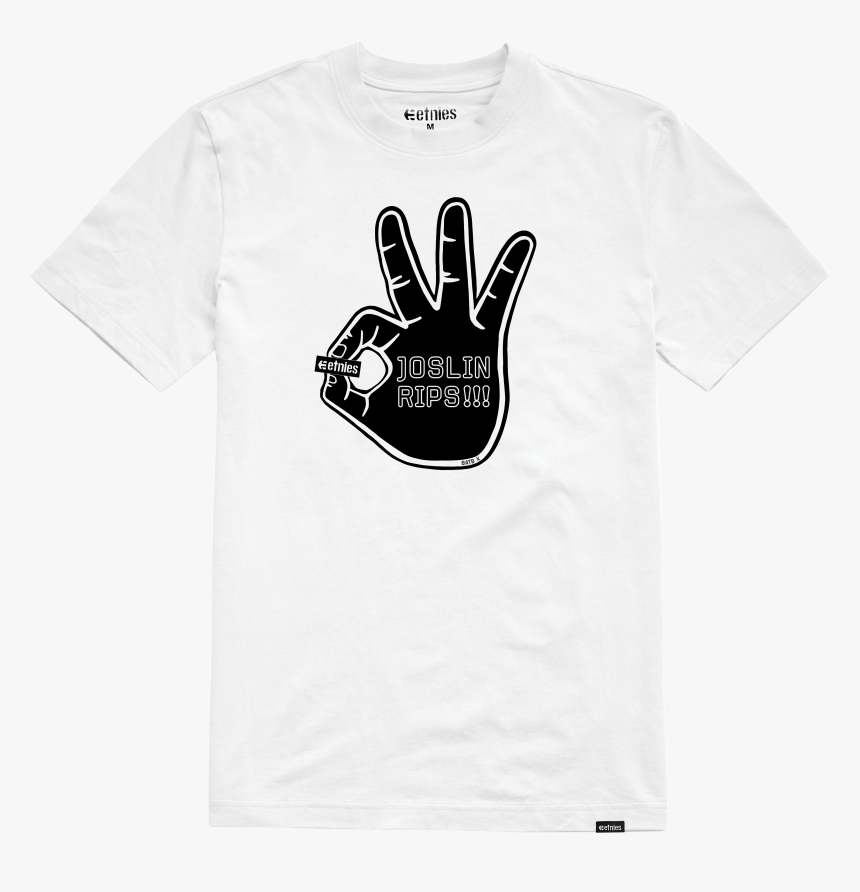 Joslin Rips - White - Hi-res - Etnies - Emerica 8 Baller Tee, HD Png Download