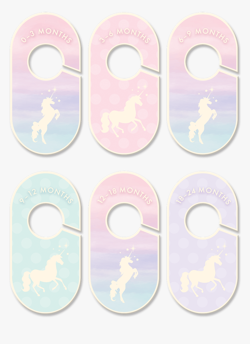 Magical Unicorn Closet Dividers - Circle, HD Png Download