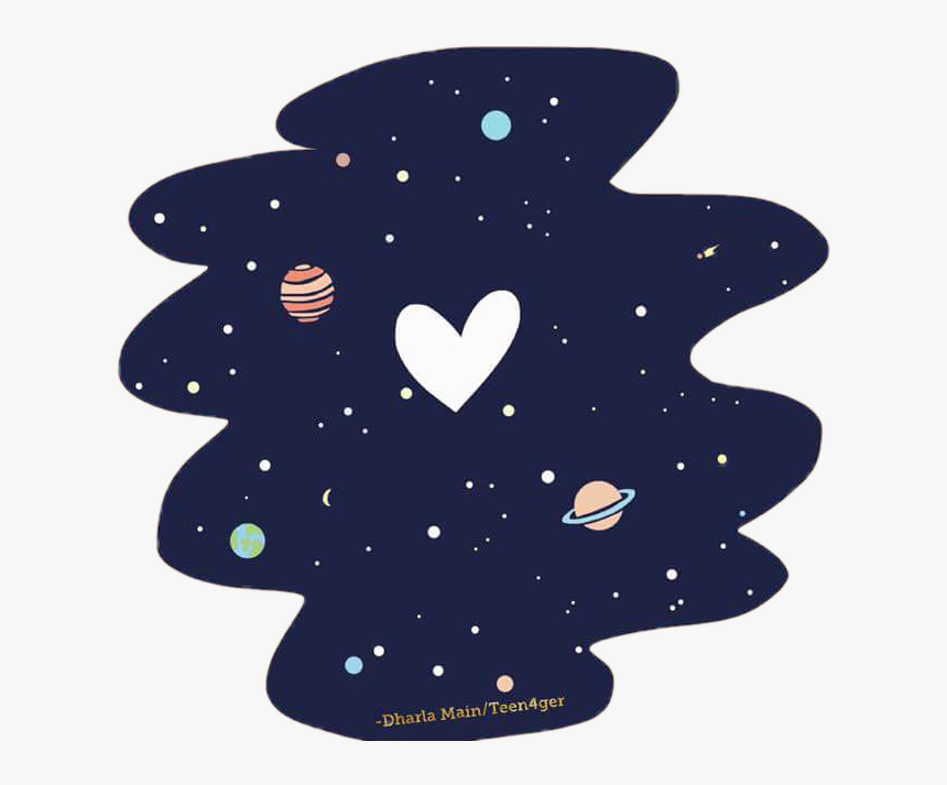 #universo #corazon - Heart, HD Png Download