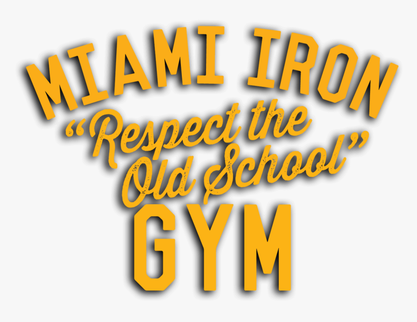 Iron Gym Miami Png, Transparent Png