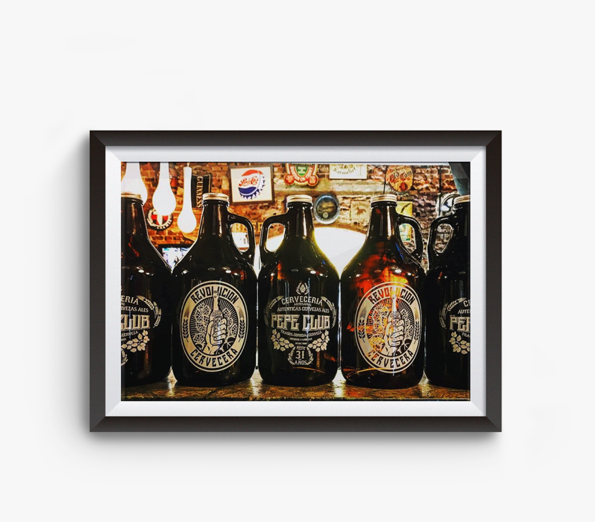 Glass Bottle, HD Png Download