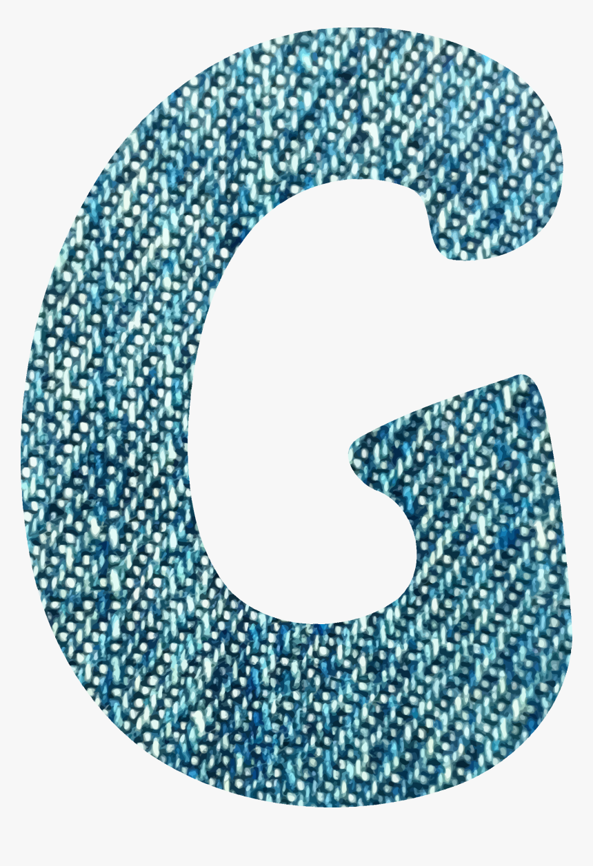 Transparent Denim Clip Art - Diseño De Letra La G, HD Png Download