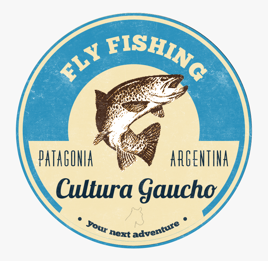 Fly Fishing In Pagagonia Argentina - Label, HD Png Download