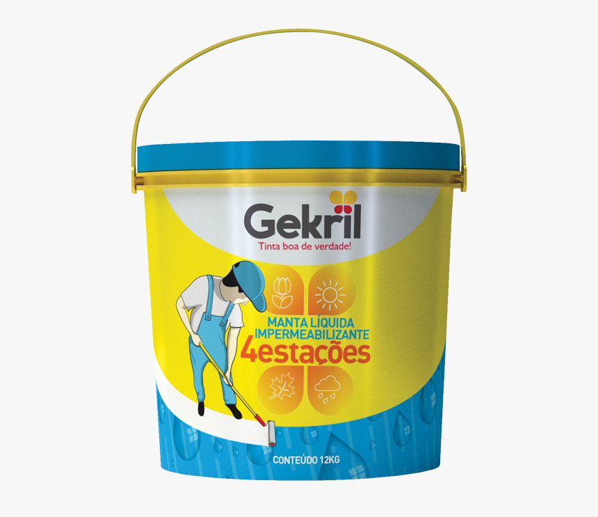 Manta Líquida Impermeabilizante Gekril - Graphic Design, HD Png Download