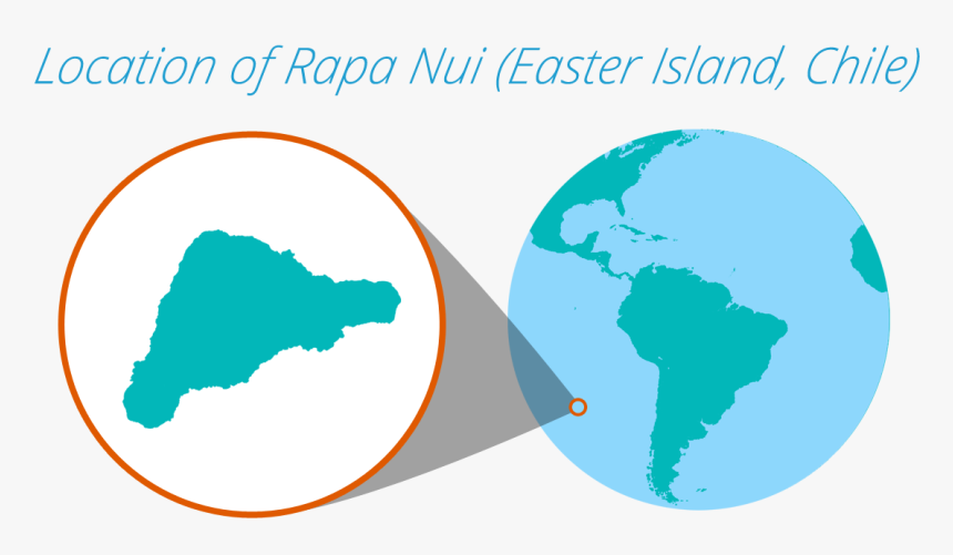 Easter Isalnd Location - Isla Rapa Nui Png, Transparent Png